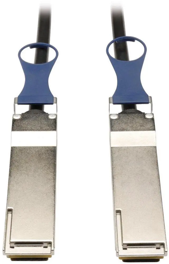 Main image of QSFP+ to QSFP+ 40Gb Passive DAC Copper Infiniband Cable, 2M (6-ft.) (N282-02M-BK)