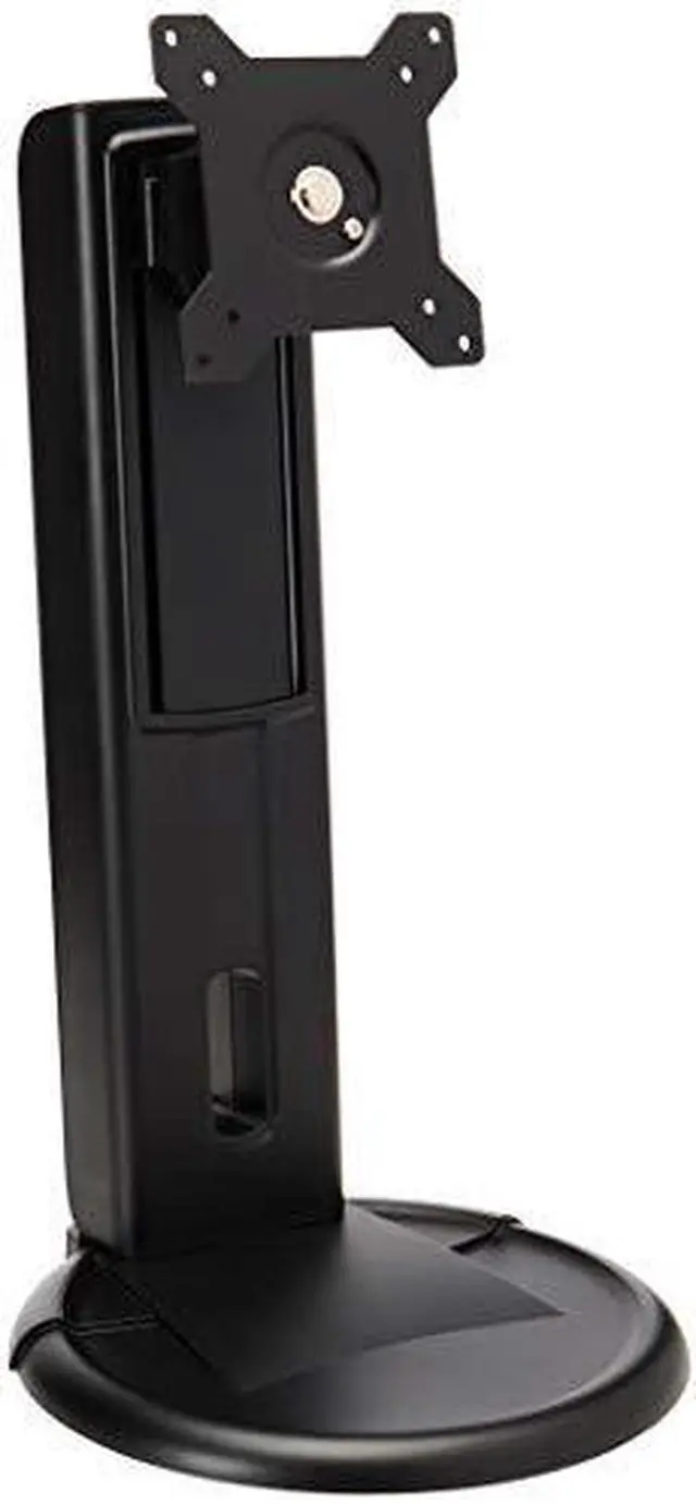 Alt view image 7 of 7 - Amer Mounts Height Adjustable Monitor Stand. Supports 24" monitors weighing up to 17.5 lbs. Industry Standard Mounting Pattern 75x75 / 100x100