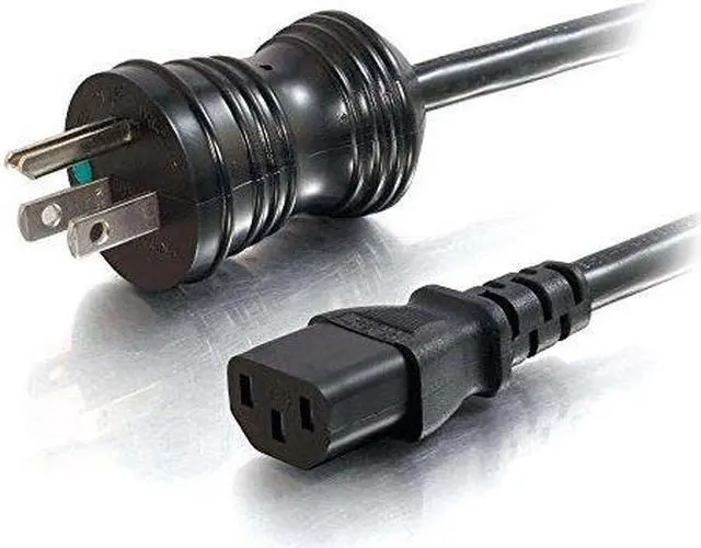 Alt view image 6 of 6 - C2g 25Ft 14 Awg Hospital Grade Power Cord (Nema 5-15P To Iec320c13) - Black