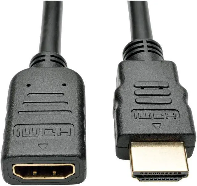 Alt view image 9 of 9 - Tripp Lite High-Speed HDMI Extension Cable with Ethernet and Digital Video with Audio, Ultra HD 4K x 2K (M/F), 6 ft. (P569-006-MF)