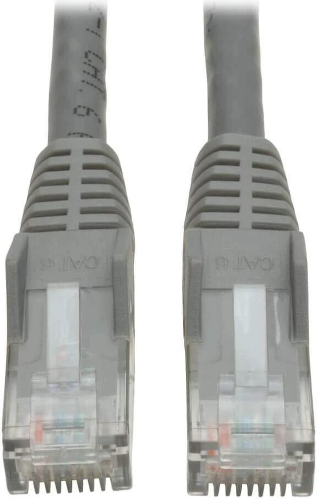 Main image of Tripp Lite Cat6 Gigabit Snagless Molded Patch Cable (RJ45 M/M) - Gray 25-ft.(N201-025-GY)