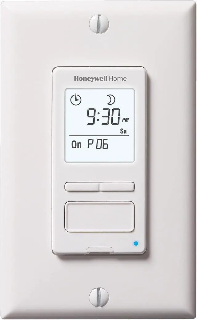 Alt view image 7 of 7 - Honeywell RPLS540A1002/U Econoswitch 7-Day/Solar Programmable Lighting Timer - W