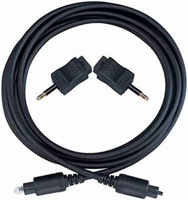 Main image of RCA 6-Foot Digital Optical Cable (DV10) for Connecting Your Audio Source to a HDTV or A/V Receiver
