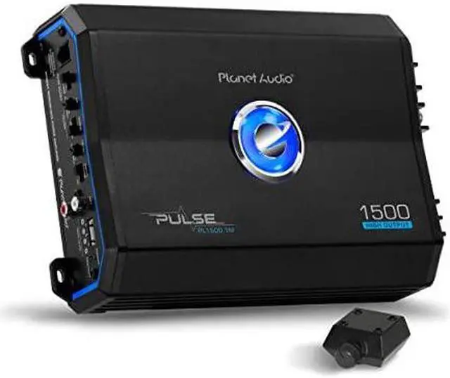 Alt view image 8 of 9 - Planet Audio Pulse 1500W Monoblock Class AB MOSFET Amplifier w/ Remote PL1500.1M