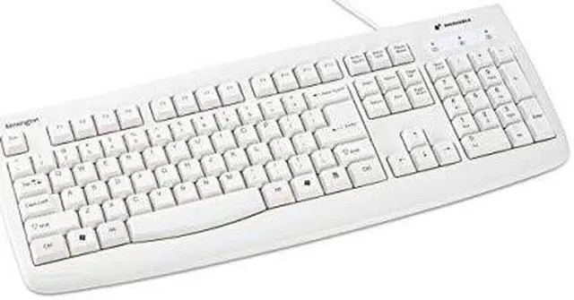 Alt view image 3 of 3 - Kensington K64406US Washable USB Keyboard with Antimicrobial Protection, White