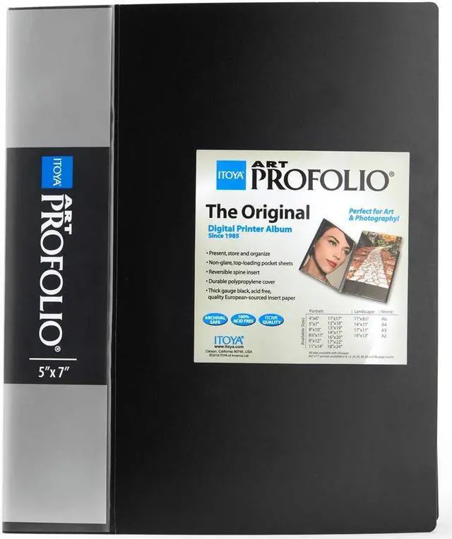 Alt view image 14 of 14 - ITOYA ART Profolio 5x7 Storage/Display Book Portfolio