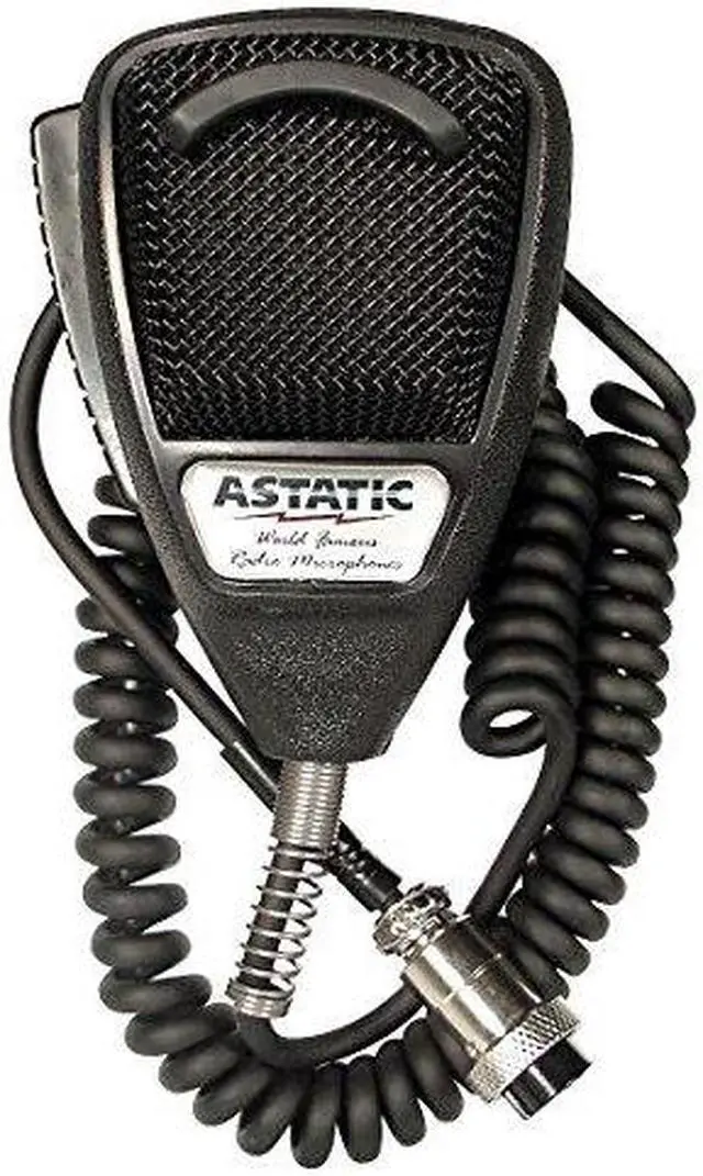 Alt view image 10 of 10 - 636L Noise Canceling 4-Pin CB Microphone  Black  Bulk