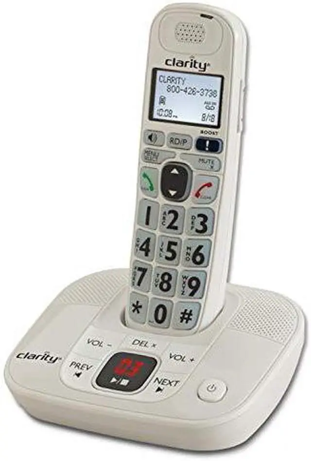 Alt view image 4 of 5 - Clarity 53714.000 D714 Moderate Hearing Loss Cordless Amplified Phone with DECT 6.0 Technology