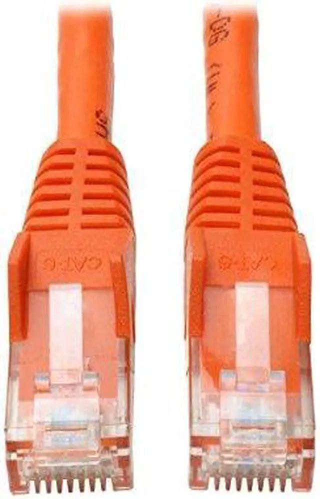 Alt view image 5 of 5 - TRIPP LITE N201-007-OR 7FT CAT6 GIGABIT SNAGLESS MOLDED PATCH CABLE RJ45 M/M ORANGE