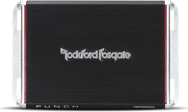 Alt view image 16 of 17 - Rockford Fosgate Punch 400 Watt Full-Range 4-Channel Amplifier PBR400X4D