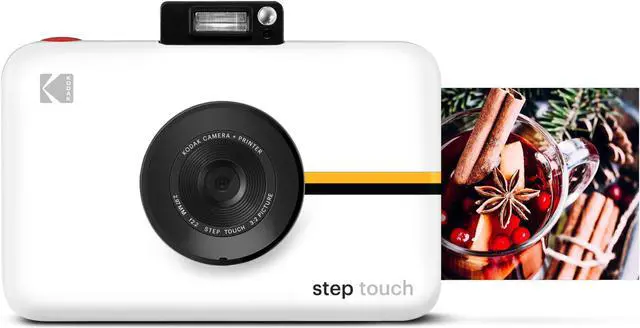Main image of Kodak Step Touch | 13MP Digital Camera & Instant Printer with 3.5 LCD Touchscreen Display, 1080p HD Video - Editing Suite, Bluetooth & Zink Zero Ink Technology | White