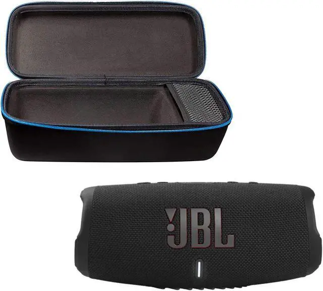 Alt view image 2 of 2 - JBL Charge 5 Gray Bluetooth Speaker & divvi Hardshell Case Kit