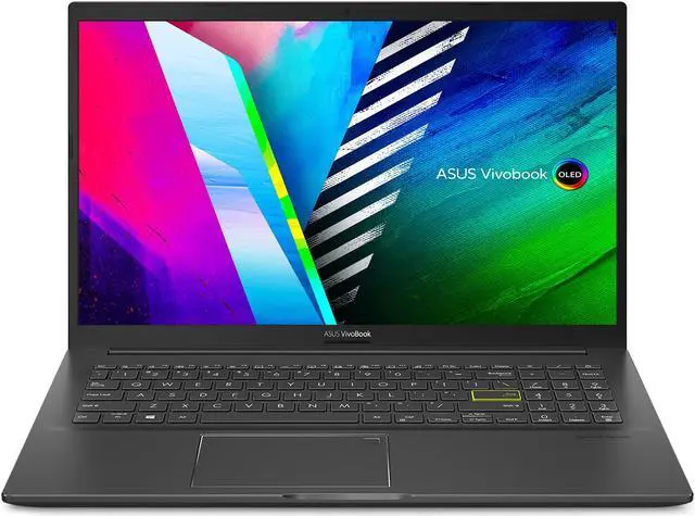 Alt view image 8 of 8 - ASUS VivoBook 15 OLED K513 Thin & Light Laptop, 15.6 OLED Display, Intel i5-1135G7 CPU, Intel Iris X Graphics, 12GB RAM, 512GB PCIe SSD, Fingerprint Reader, Windows 10 Home, Indie Black, K513EA-AB54