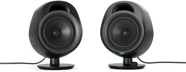 Main image of New SteelSeries Arena 3 Full-Range 2.0 Gaming Speakers â Immersive Audio â On-Speaker Controls â 4" Speaker Drivers â Wired & Bluetooth â 3.5mm Aux â PC, Mac, Mobile â Adjustable Stand