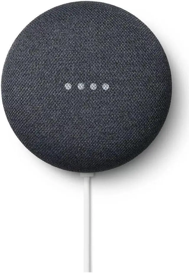 Main image of Google Nest Mini 2nd Generation Smart Speaker with Google Assistant - Charcoal