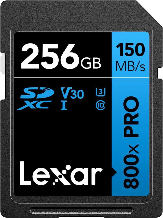 Alt view image 4 of 20 - Lexar High-Performance 800x PRO BLUE Series 256GB SDXC Memory Card Class 10 UHS-I V30 (LSD0800P256G-BNNNU)