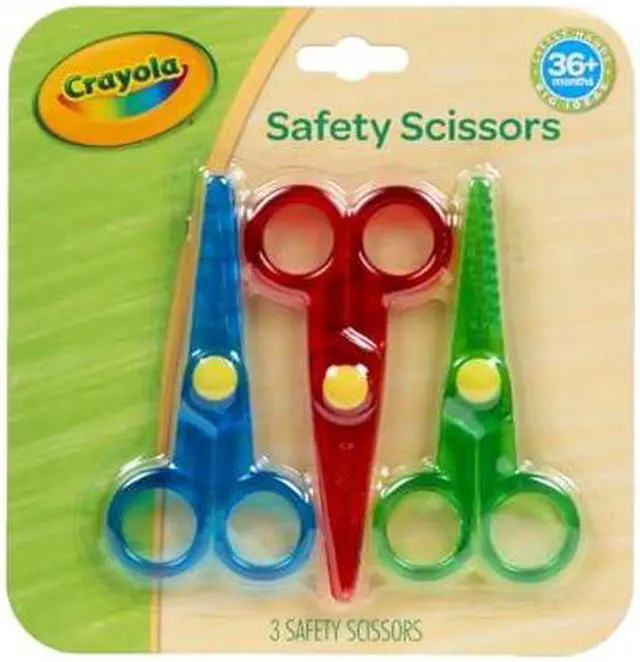 Alt view image 6 of 6 - Crayola My First Crayola Safety Scissors 3/Pack 81-1458