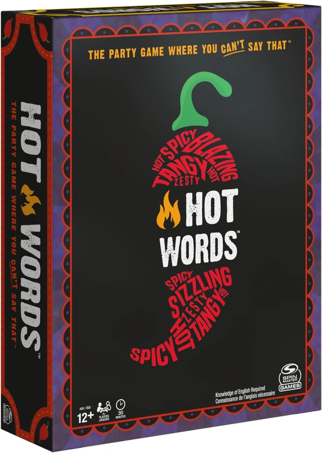 Main image of Spin Master Games Hot Words, Word Guessing Party Game, Board Game for Ages 12 & up, by Spin Master