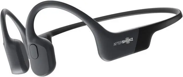 Alt view image 19 of 19 - Aftershokz Aeropex Open-Ear Wireless Headphones (Cosmic Black)