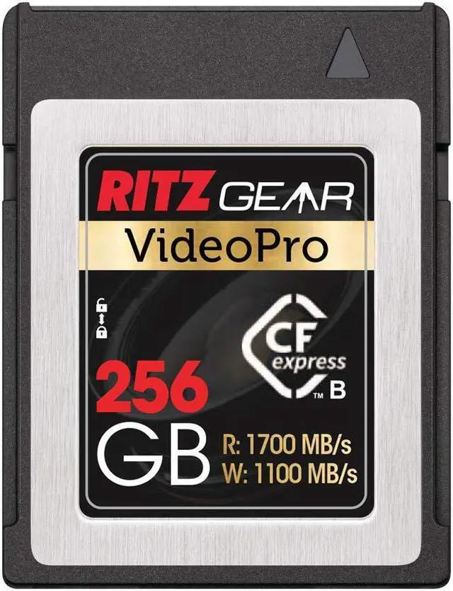 Alt view image 2 of 2 - Ritz Gear Video Pro CFExpress Card 256GRitz Gear Video Pro CFExpress Card 256GB Type B (1550/550 R/W) Pairs with Compatible Nikon, Panasonic, and Canon Mirrorless/DSLR Cameras & 3 Year Manufacture Lim