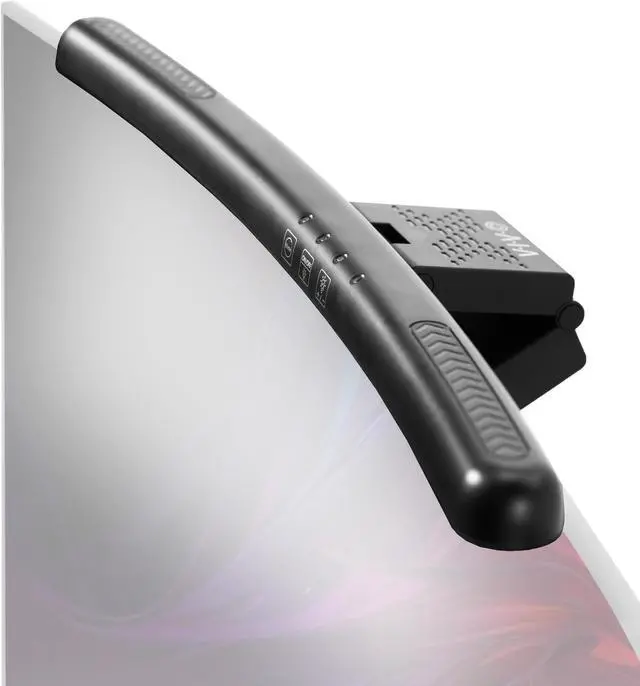 Alt view image 8 of 8 - VIVO Black 16 inch Curved Lightbar with 5 Color Temperatures, USB Powered