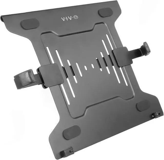 Alt view image 8 of 8 - VIVO Black Universal Adjustable 10 to 15.6 Laptop Mount Holder for VESA Compatible Monitor Arms (STAND-LAP3)