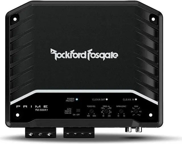 Alt view image 9 of 14 - Rockford Fosgate R2-500X1 Prime Series mono subwoofer amplifier - 500W RMS