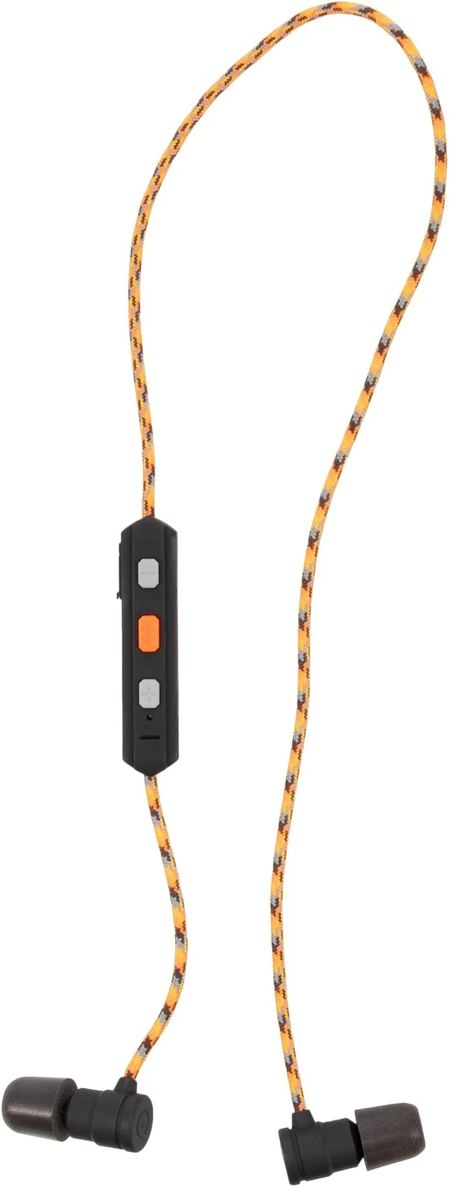 Main image of Flexible Bluetooth Neckband Headset 30 NRR Passive Hearing Protection Earbuds with 12" USB Charging Cable & EVA Carrying Case