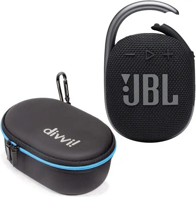 Alt view image 7 of 7 - JBL Clip 4 Bluetooth Speaker and divvi Case Kit - Black