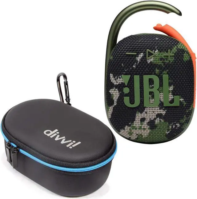 Alt view image 5 of 5 - JBL Clip 4 Bluetooth Speaker and divvi Case Kit - Camouflage
