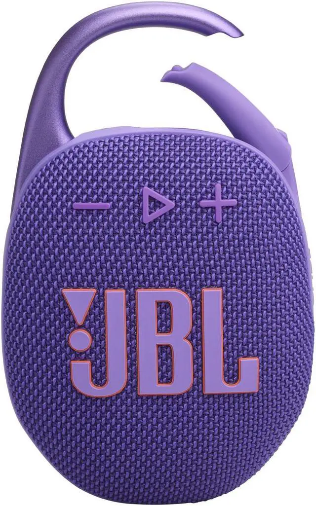 Alt view image 8 of 15 - JBL CLIP5PUR Clip 5 Portable Bluetooth Speaker - Purple