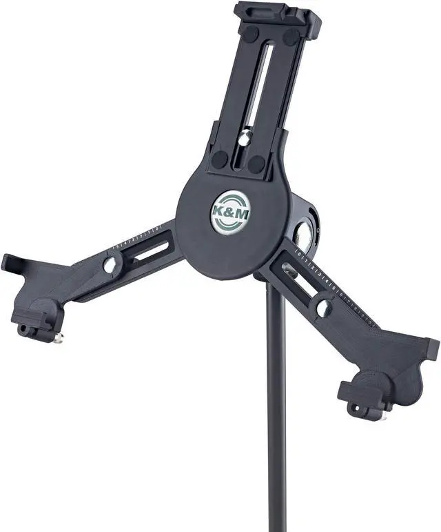 Alt view image 5 of 10 - k&m universal ipad/tablet holder music stand 19790.516.55