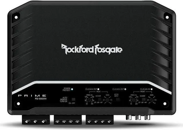 Alt view image 13 of 16 - Rockford Fosgate R2-500X4 Prime Series 4-channel car amplifier  75W RMS x 4
