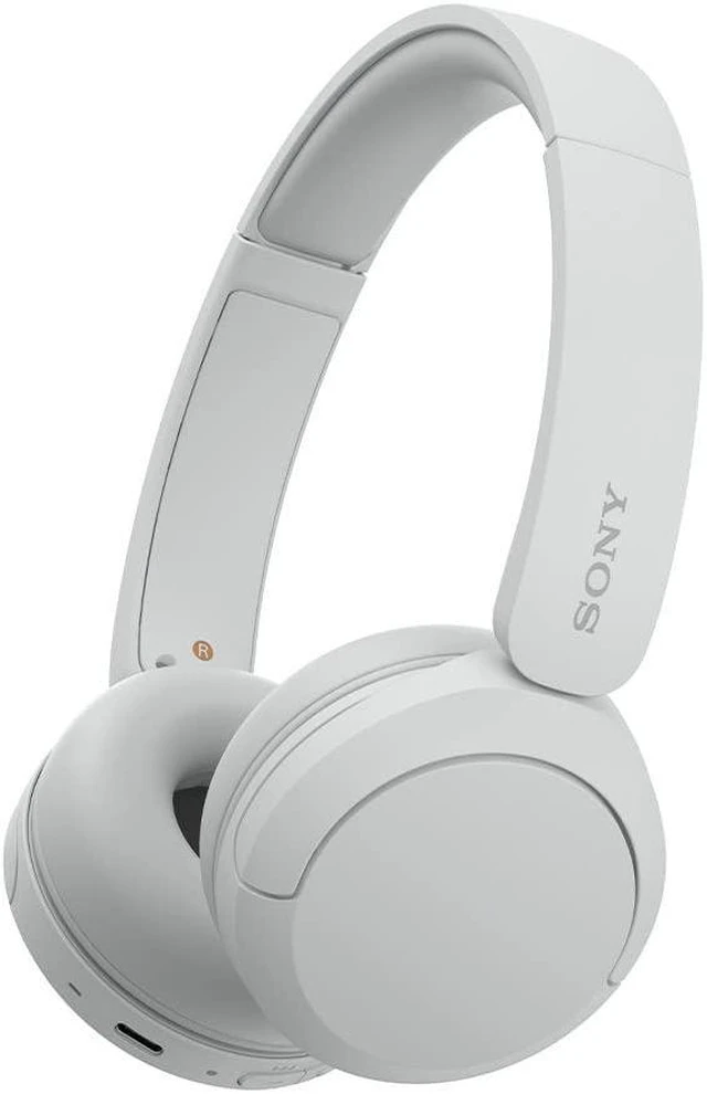 Main image of WH-CH520 Wireless Bluetooth On-Ear Headphones with Microphone, Up to 50 Hours Battery Life with Quick Charge Function, Includes USB-C Charging Cable - White - International Version (No)