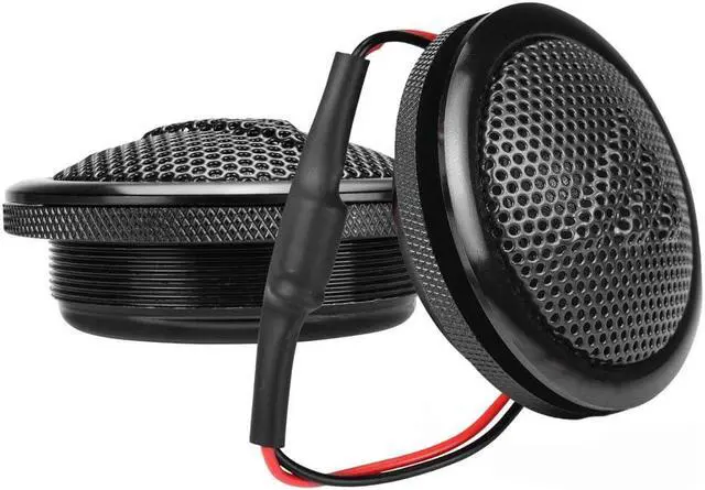 Main image of Soft Dome Tweeters 240 Watts 4 Ohm TW150SD-4 with Built-in Crossover, 32 mm Silk Dome, Neodymium Magnet for Car Audio and Motorcycle Systems Easy Flush Mount (Pair)