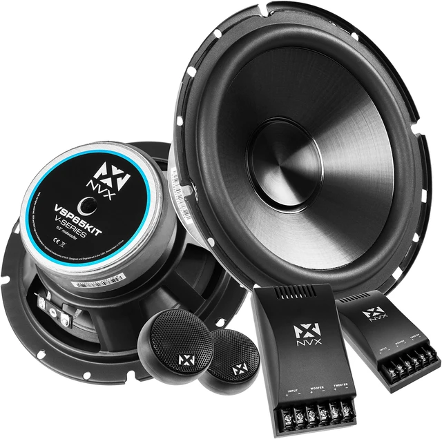 Main image of VSP65KIT 750W Peak (250W RMS) 6.5" V-Series 2-Way Component Speaker System with 25mm Silk Dome Tweeters