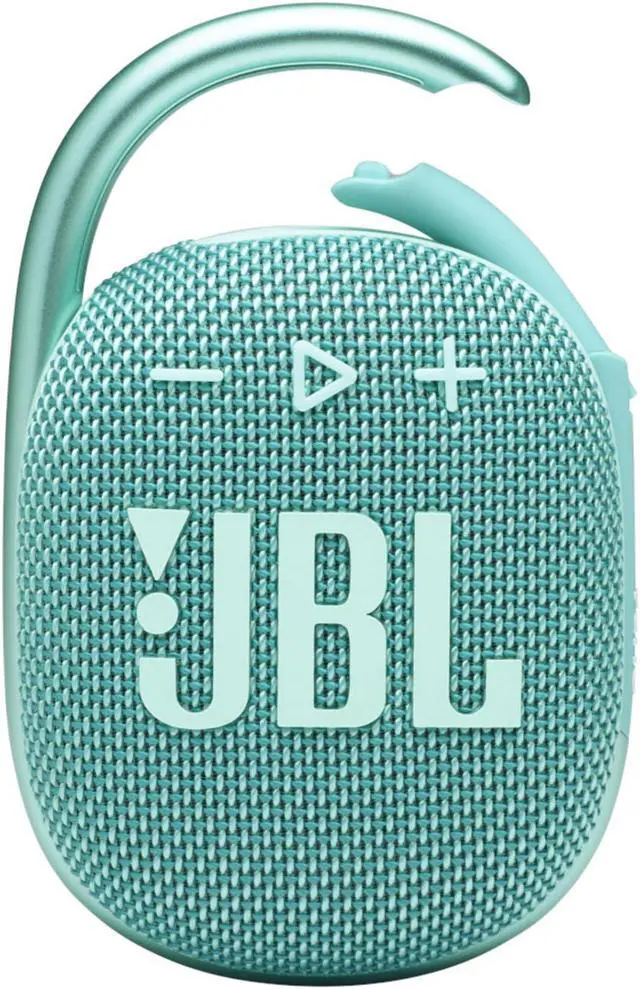 Main image of Clip 4, Teal - Portable Bluetooth 5.1 Speaker - Up to 10 Hours of Play - Waterproof & Dust Resistant - Includes Noise & Echo-Canceling Speakerphone