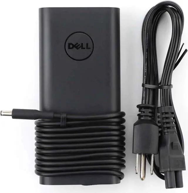 Alt view image 2 of 2 - genuine dell 130w(watt) tip 4.5mm slim power ac adapter for dell xps 15 9530 9550 9560 9570/precision m3800 5510 5520 5530 laptop charger (ha130pm130/da130pm130) power supply