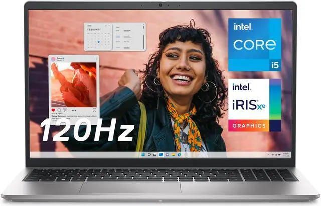 Main image of Dell Inspiron 3530 Laptop - 15.6-Inch Fhd 120Hz Display  Intel Core I5-1334U Processor  16Gb Ddr4 Ram  512Gb Ssd  Intel Iris Xe Graphics  Windows 11 Home  Migrate Services - Platinum Silver (Aluminum)