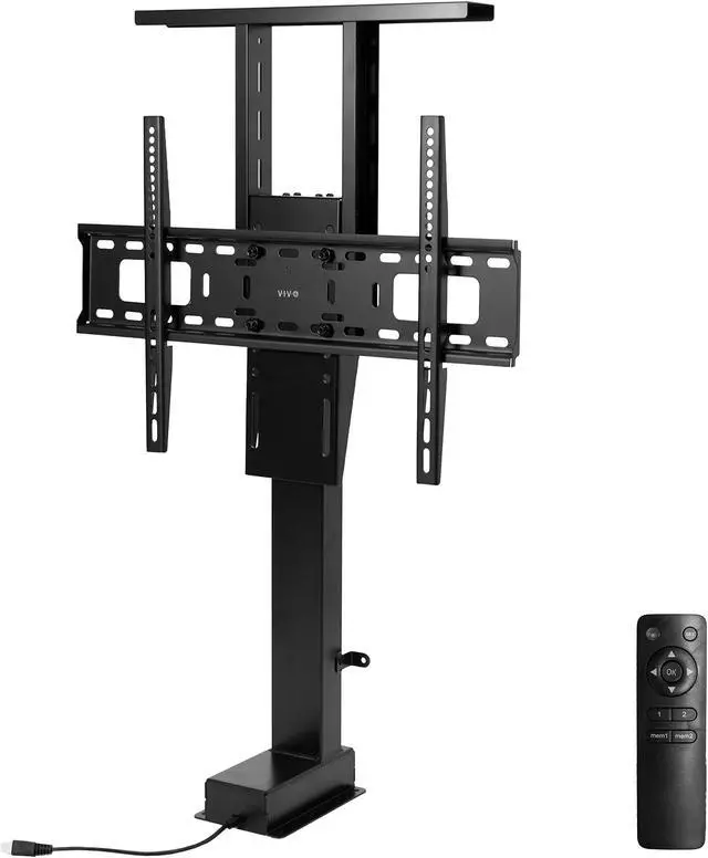 Alt view image 8 of 8 - VIVO TV Motorized Vertical Stand Lifts up to 77" Screen, Height Adjustable Mount
