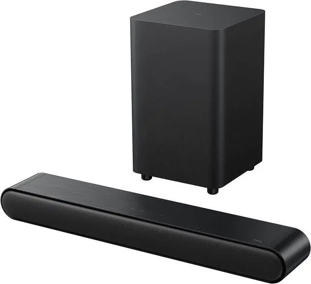 Main image of Tcl 2.1Ch Sound Bar With Wireless Subwoofer (S4210  2023 Model)  Dolby Audio  Dts Virtual:X  Bluetooth  Voice Assistant Input  Wall Mount And Hdmi Cable Included Black