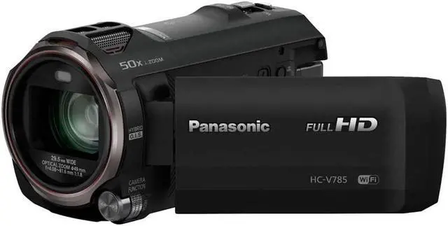 Alt view image 8 of 8 - Panasonic HC-V785K Full HD Camcorder with 20x Optical Zoom