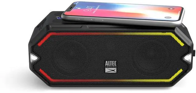 Main image of HydraBlast Wireless Portable Bluetooth Speaker, IP67 Waterproof for Parties, USB C Rechargeable Outdoor Speakers with Built in Phone Charger and LED Lights, 20 Hour Playtime