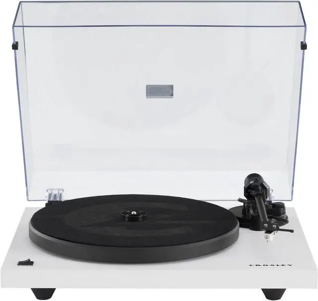 Main image of Crosley C6B-Wh Belt-Drive Bluetooth Turntable Record Player With Adjustable Tone Arm  White