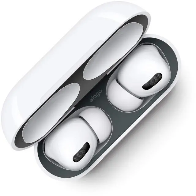 Main image of Dust Guard for AirPods Pro 1 & 2 | Protects from Iron/Metal Dust (1 Set, Dark Grey)
