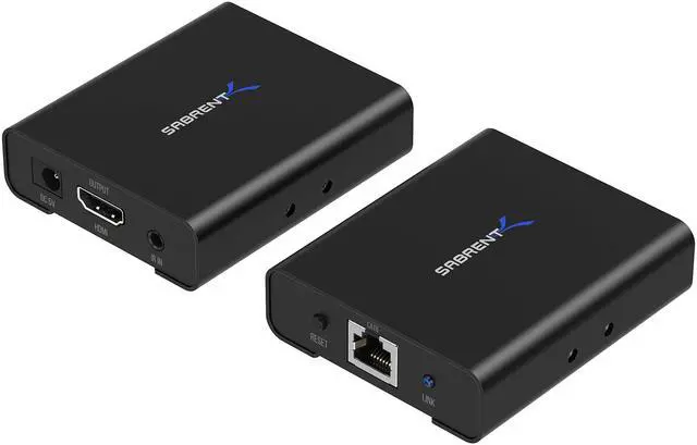 Alt view image 7 of 9 - Sabrent 1080P 3D HDMI Extender Over CAT6 [164 Feet / 50 Meters] (DA-HDEX)