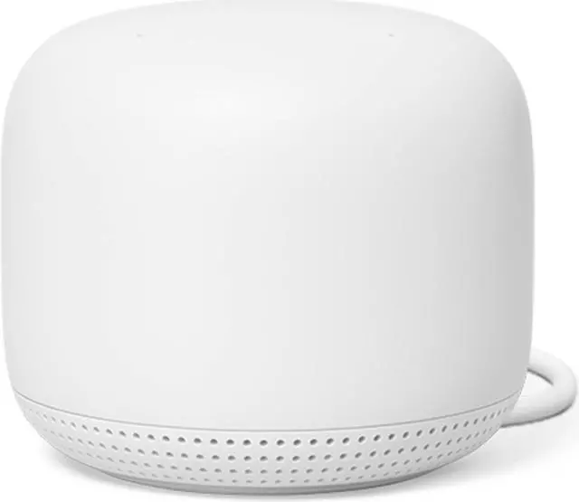 Alt view image 12 of 18 - Google Nest Wifi Point with Google Assistant 1-Pack Snow - 1600 square feet coverage - 768 MB RAM & 512 MB Flash - Capacitive touch controls - Bluetooth? 5.0 - Compatible with previous generation
