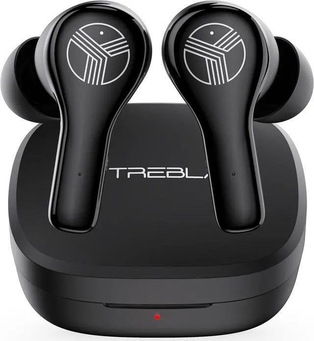 Alt view image 8 of 8 - Treblab WX8 - True Wireless Earbuds with Pure Sound, Soft Silicone Ear Buds, IPX8 Waterproof, 28H Play, Wireless Charging, Noise Reduction Touch Control, In-Ear Bluetooth Headphones for Sports Running