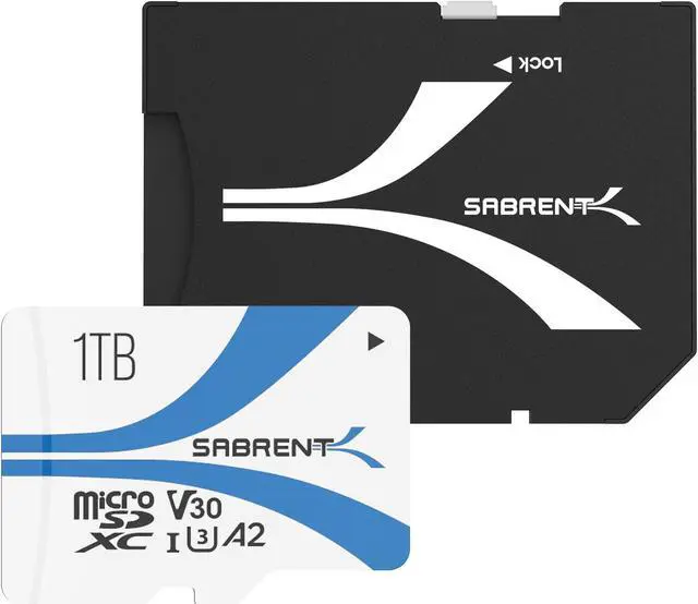 Alt view image 8 of 8 - SABRENT Rocket V30 A2 1TB MicroSDXC Memory Card R100MB/s W30MB/s (SD-MQ30-1TB)