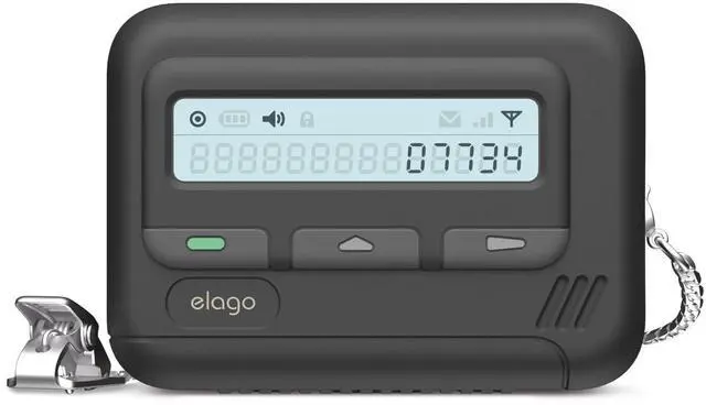 Main image of Pager Case for AirPods Pro 2 | Chain Strap Included, Shock Resistant, Full Protection, for Men (Black)